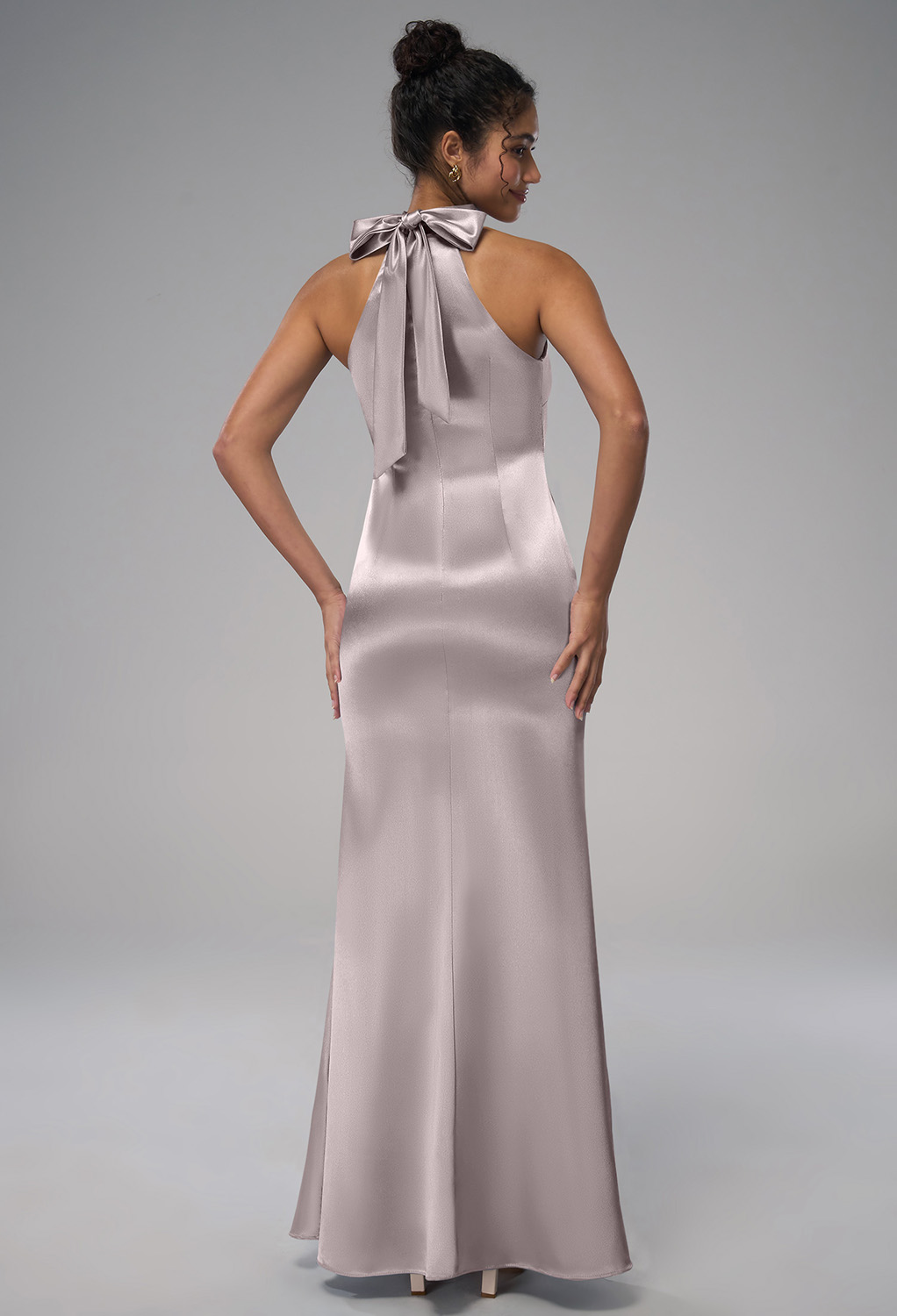 AW Elliot Taupe  Cocktail Wedding Guest Dresses